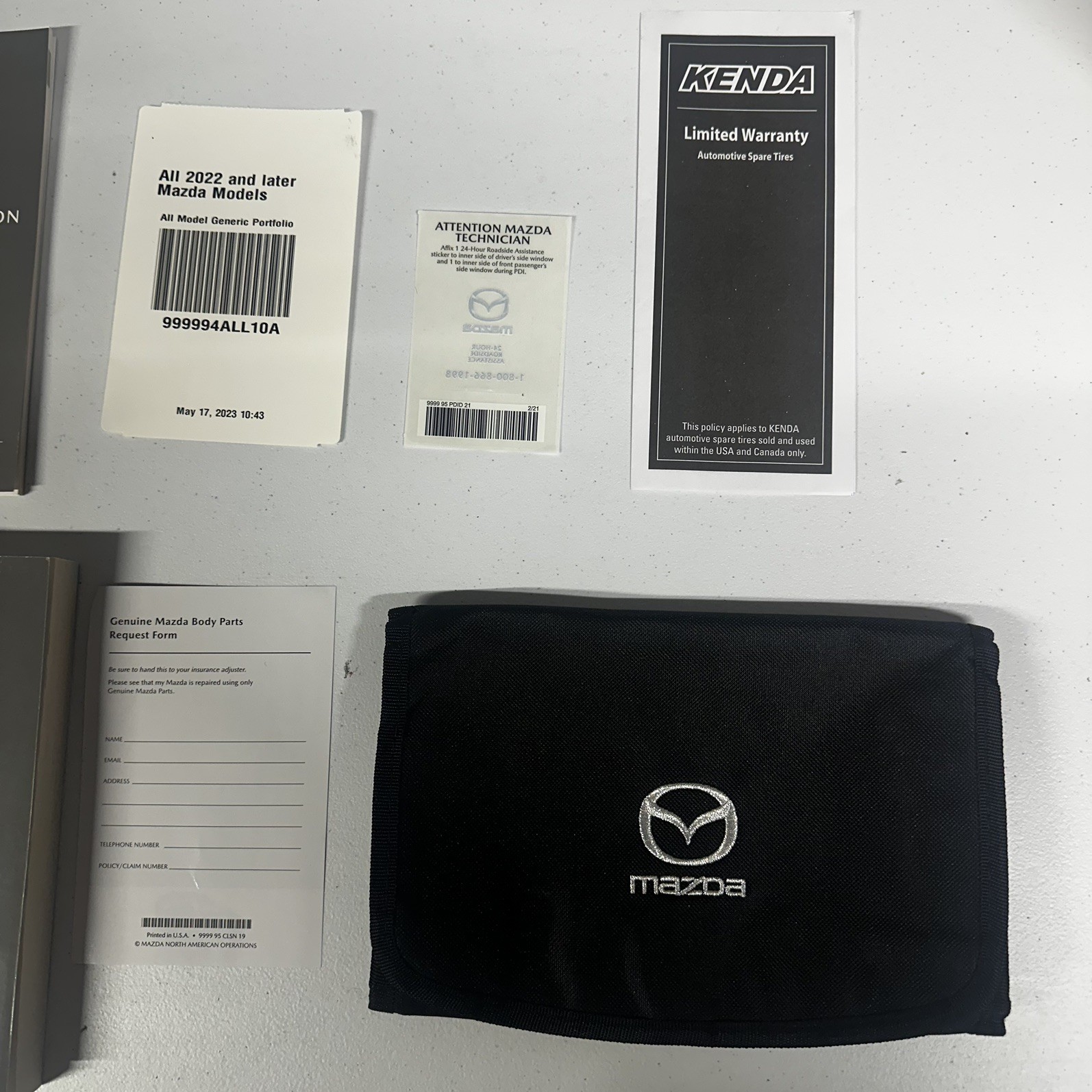 2023 MAZDA CX-30 Factory Owners Manual Set & Case and Warranty Info OEM USED