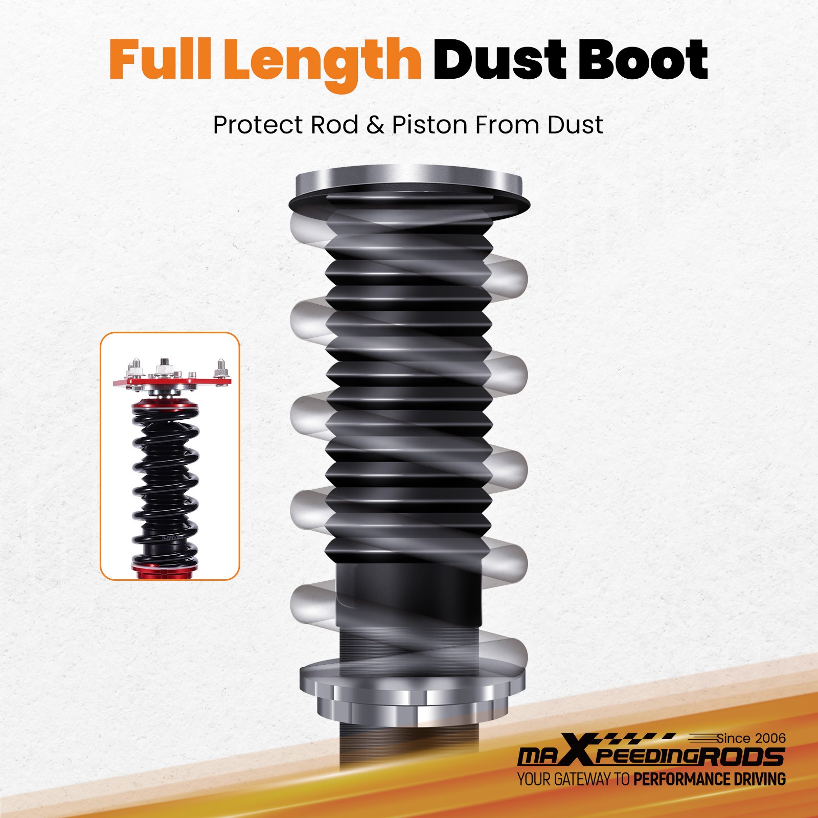 MaXpeedingrods Coilovers Shock Springs Kit for Hyundai Sonata (LF) 15-19
