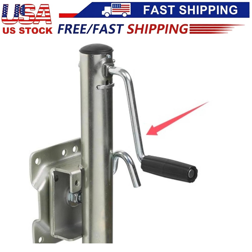 Trailer Jack Crank Handle Sturdy Replace Portable Efficient Easy to Install