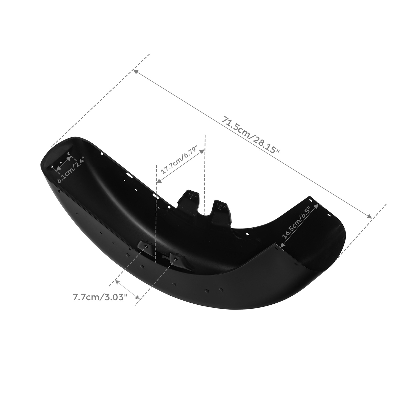 Painted Front Fender For Harley Electra Glide Ultra Limited Road King 1989-2013