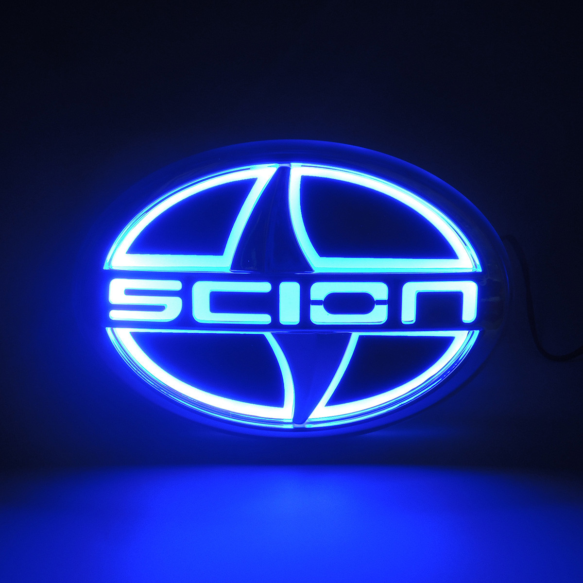 (12.5X8.5CM) Sport 5D LED Car Tail Rear Logo Light Badge Lamp Emblem For Scion