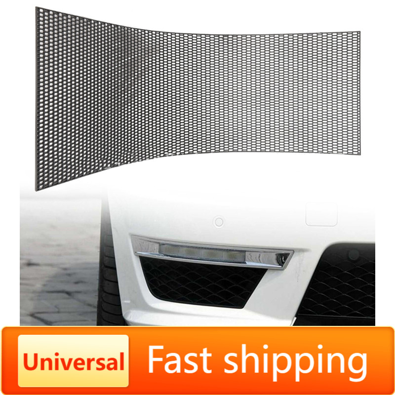 Universal Black ABS Plastic Racing Honeycomb Hex Mesh Grill Spoiler Bumper Vent