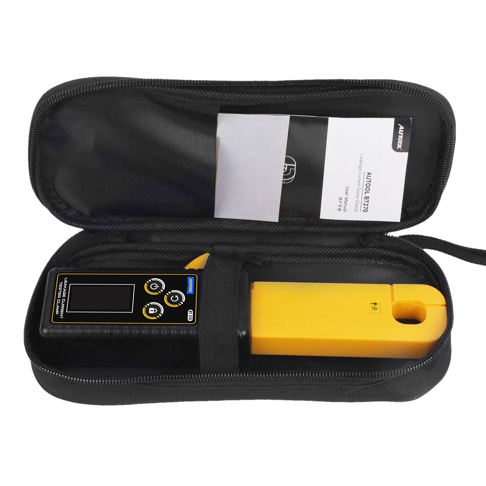 Digital Car Clamp Meter AC DC Current Leakage Tester Ammeter Auto Range Handheld
