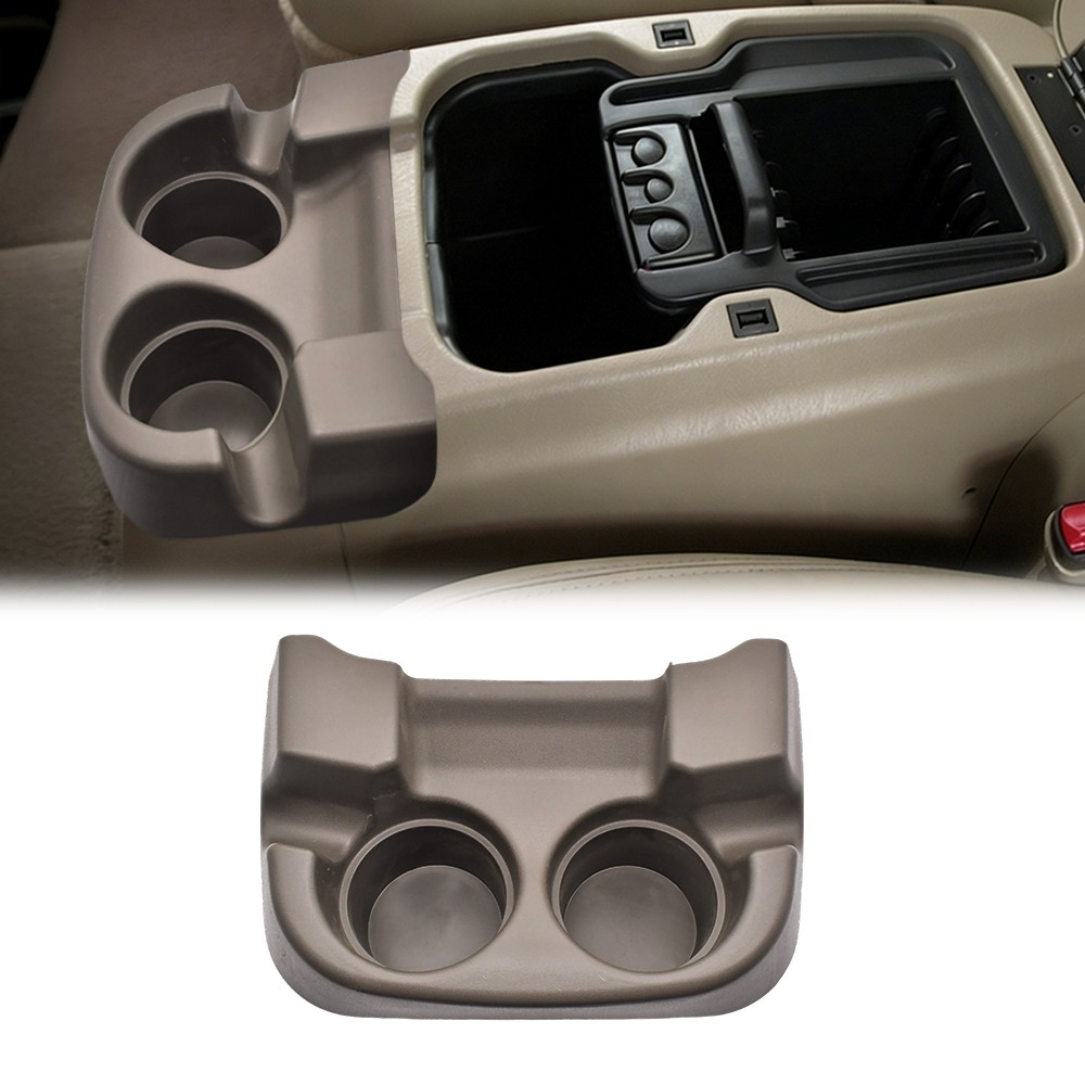 Center Console Cup Holder For 1999-07 Ford F250 F350 F450 F550 Super Duty Truck