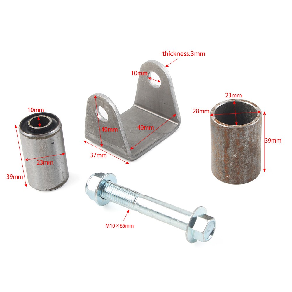 Upper and Lower Arm Support Shock Absorption Seat Bushing fit ATV Scooter UTV Go