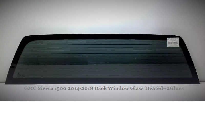 Fits GMC Sierra 1500 2014-2018 Back Window Glass Heated+2Glues