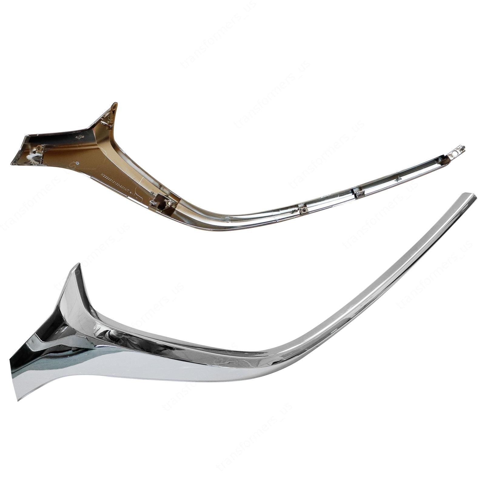 Bumper Trim Set Fit Mazda CX-3 2016-2021 Front Driver and Passenger Side Chrome