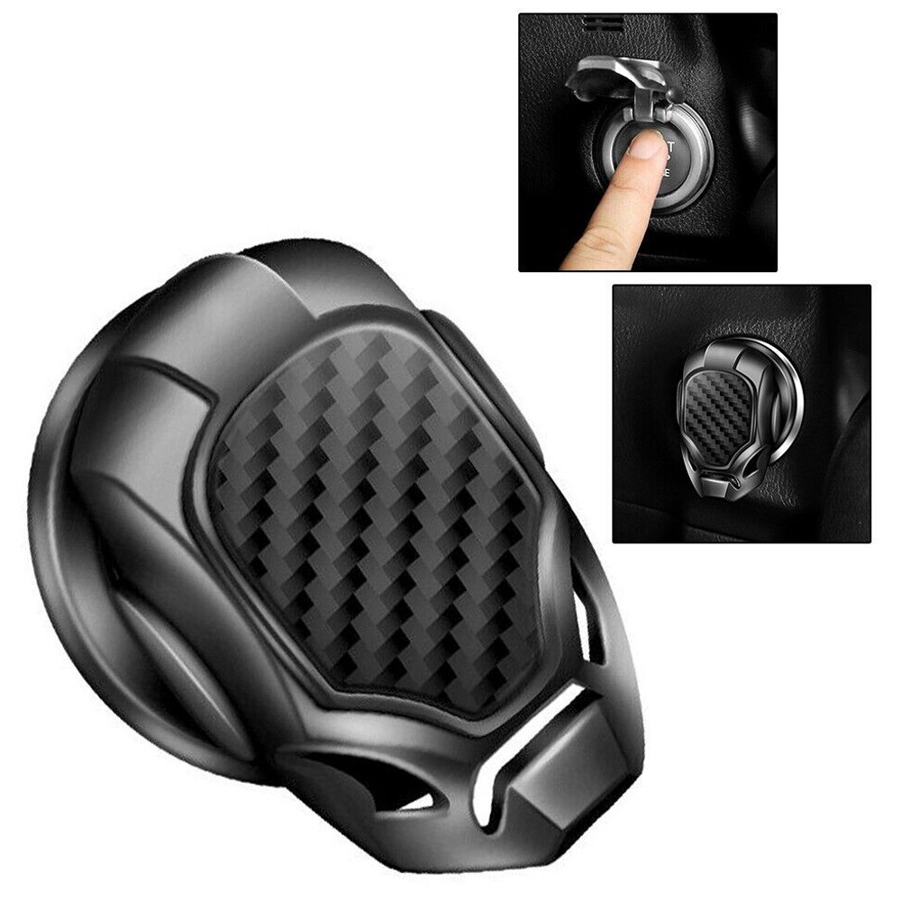 Car Engine Start Stop Push Button Switch Trim Cover Cap-Accessories Universal