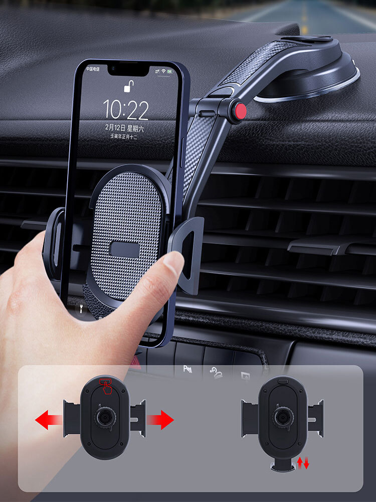 360° Universal Car Stand Windshield Dashboard Mount Holder For Mobile Phone GPS