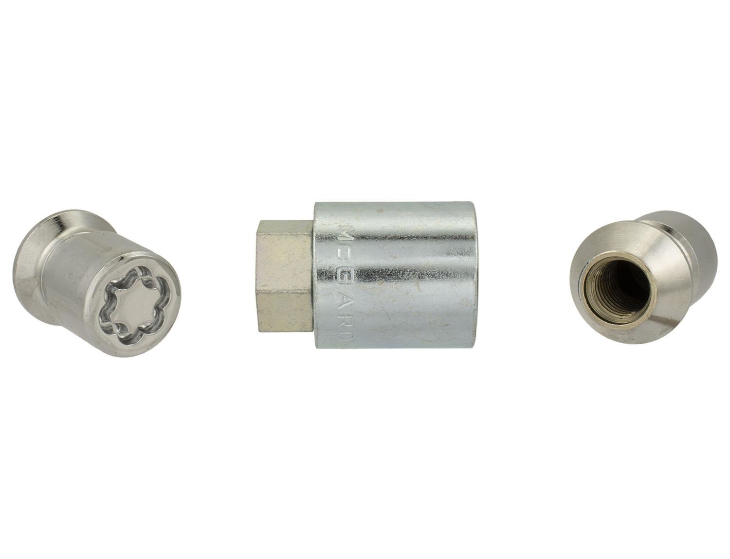 Ford® Chrome Plated Security Safety Wheel Locking Nuts for Exposed Lugs 4pc Set