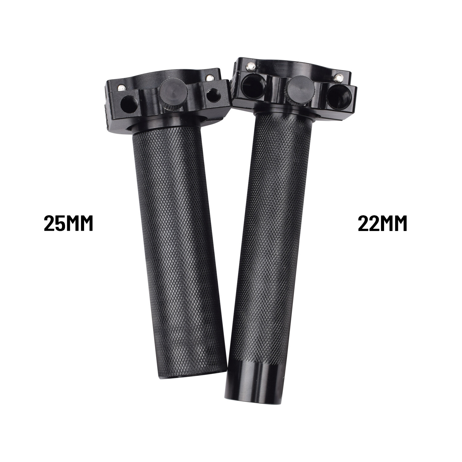 1″ Quick Turn Twist Throttle Handlebar Control Grip For Harley 883 1200 Black