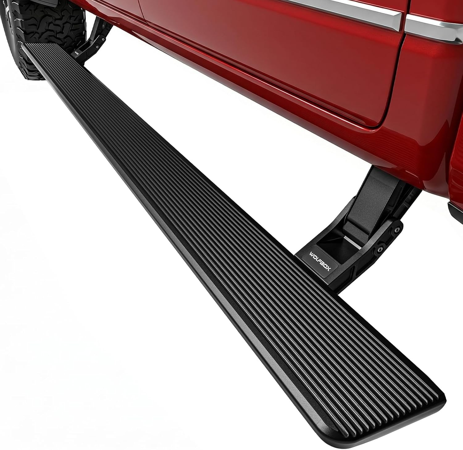 WOLFBOX E-RB01 Power Running Boards 2025-2026 Ram 1500 Crew Cab, 660lb, No-Drill