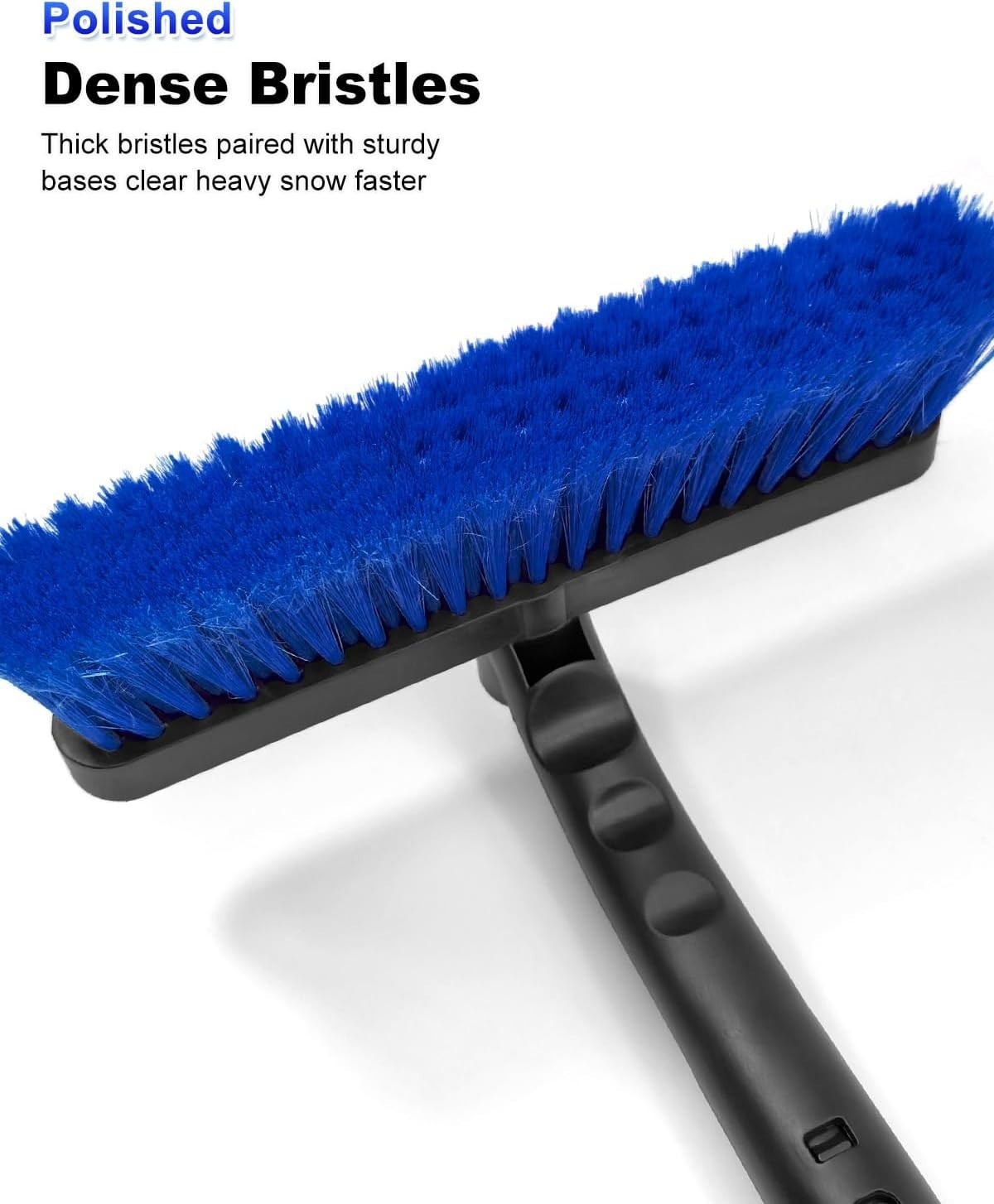 Lightweight Extendable 2-in-1 Snow Brush & Ice Scraper – 33 Inch with Soft Grip