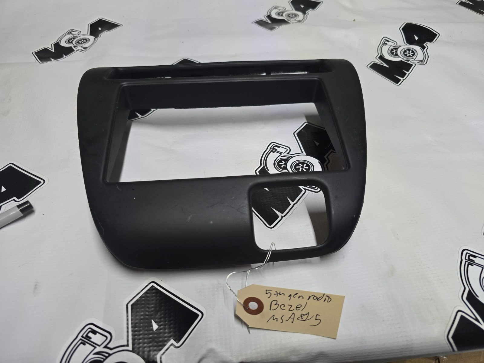 1997-2001 Honda Prelude Center Dash Radio Climate Trim Bezel Surround BLACK OEM