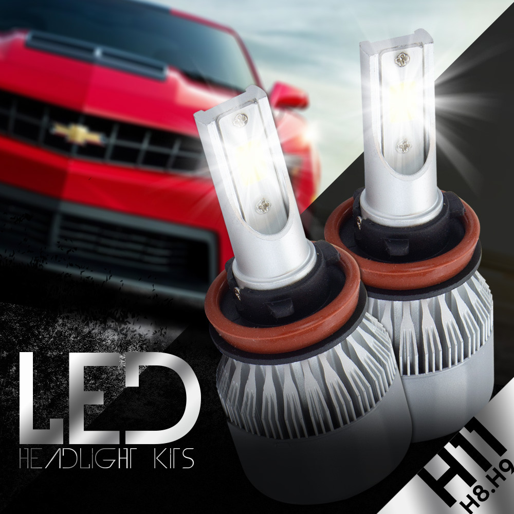 XENTEC LED HID Headlight Conversion kit H11 6000K for 2004-2012 Volvo S40