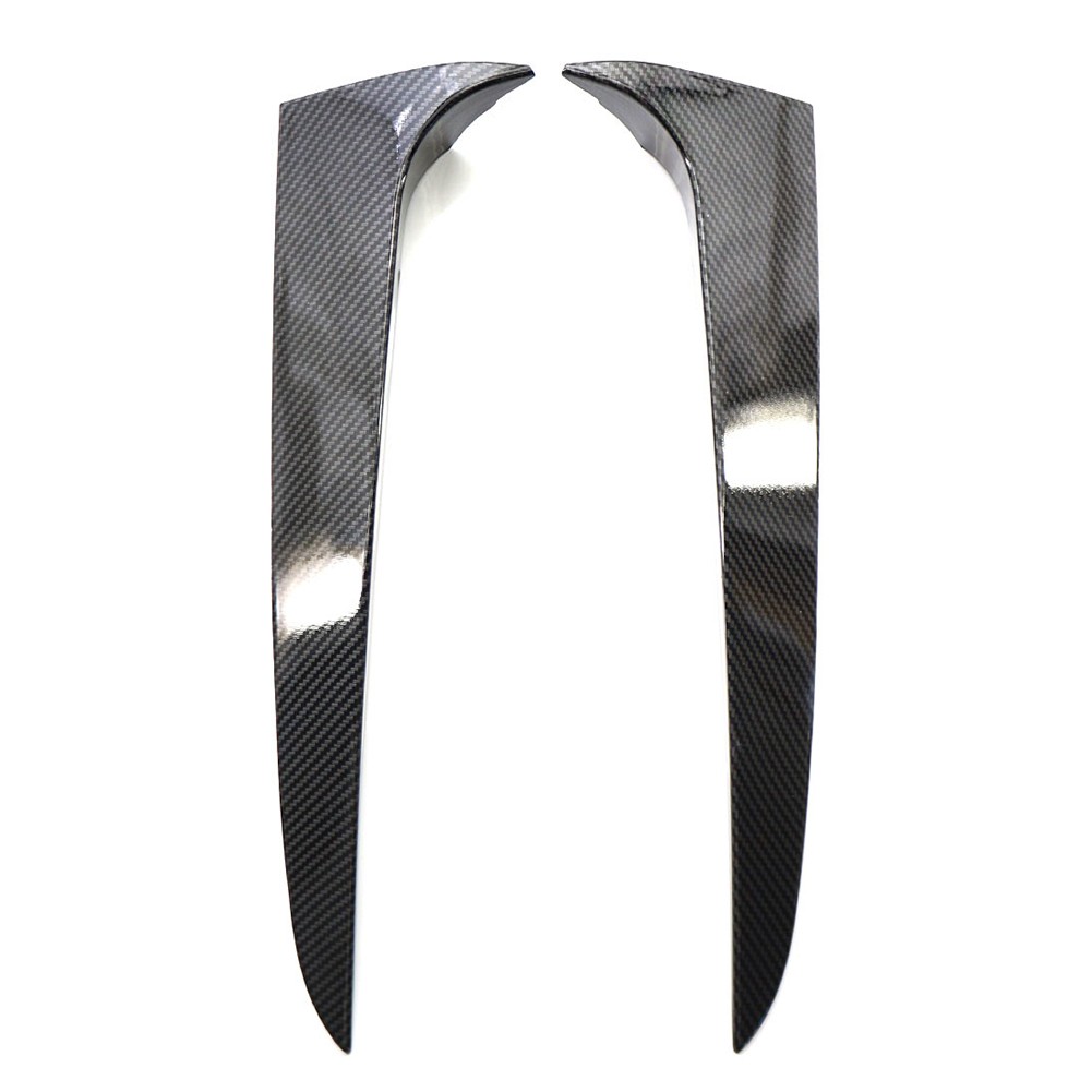 2pcs Rear Window Side Spoiler Canard Splitter Trim For BMW X3 F25 2011-2017
