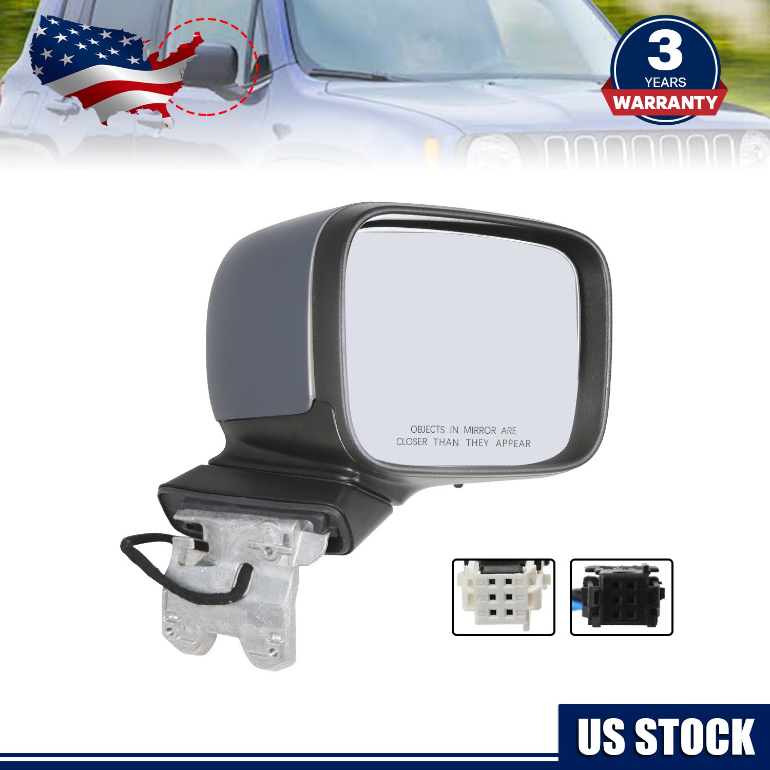 Mirror Heated Signal Passenger Side For 2015-2022 Jeep Renegade 5VY88LXHAA-PFM