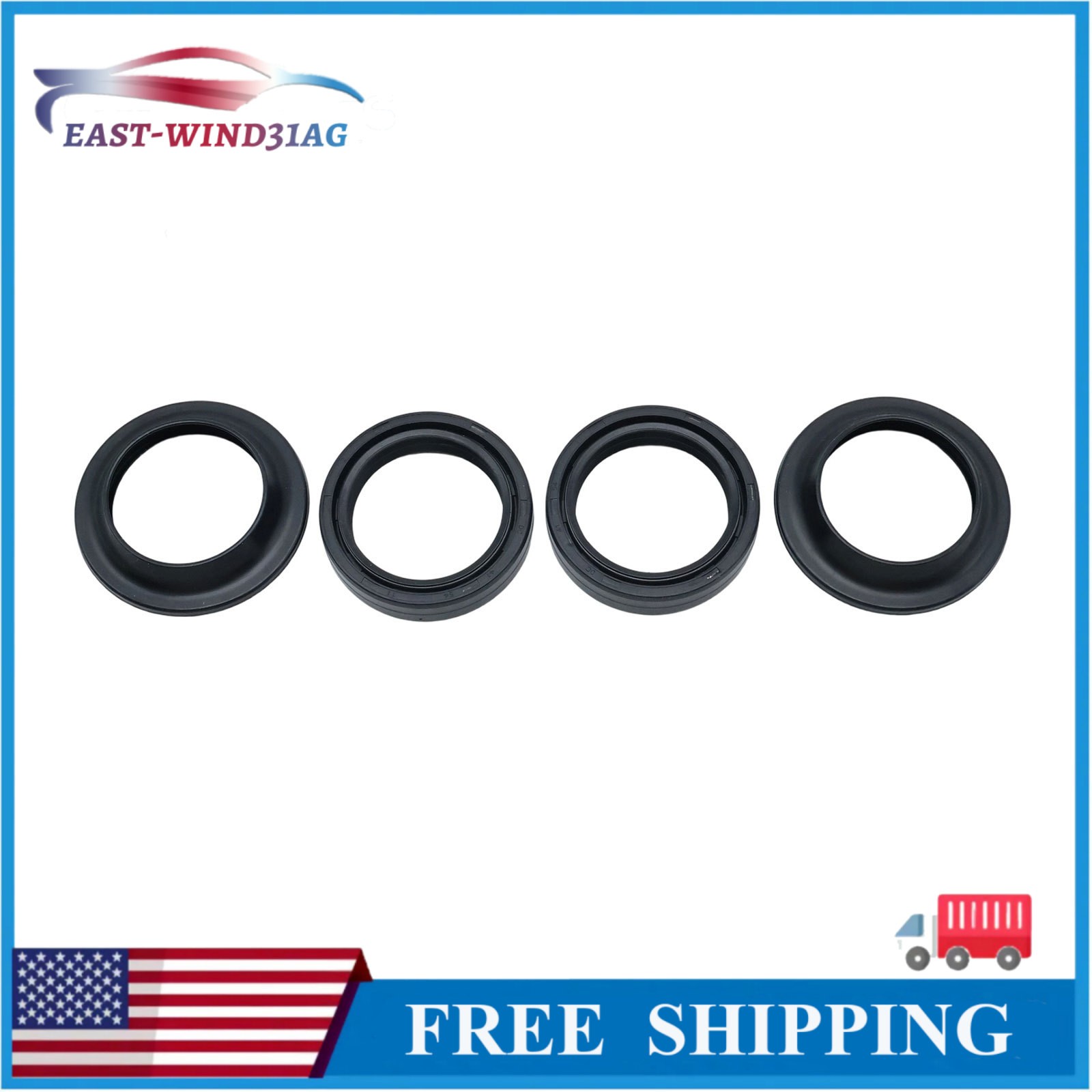 Fork Oil Seal & Dust Seal Kit 56-132 Fit For Honda VT1100T Shadow 1100 1998-2001