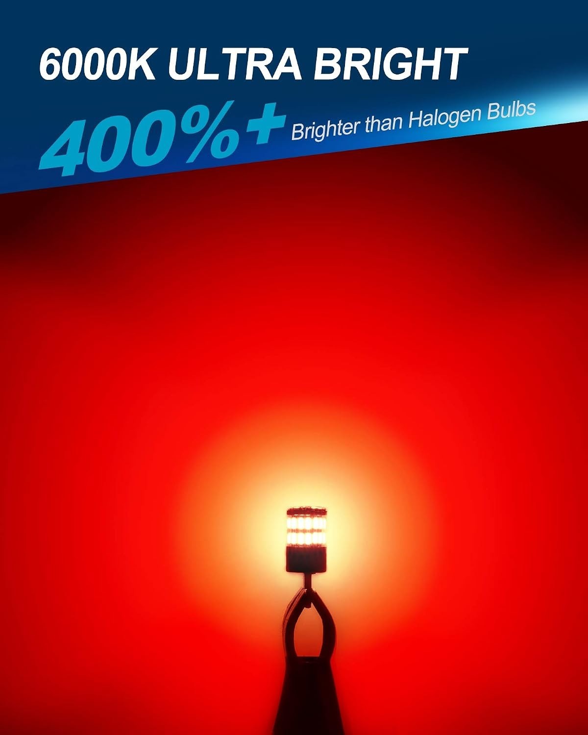 Long-Lasting 194 Red LED Bulbs – 50,000 Hours, Plug & Play Installation – 2 Pack