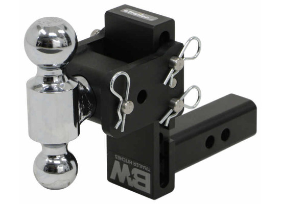 B&W Tow & Stow 2-Ball Mount 2″ Hitch 5″ Drop 5-1/2″ Rise 10K Black FREE SHIPPING