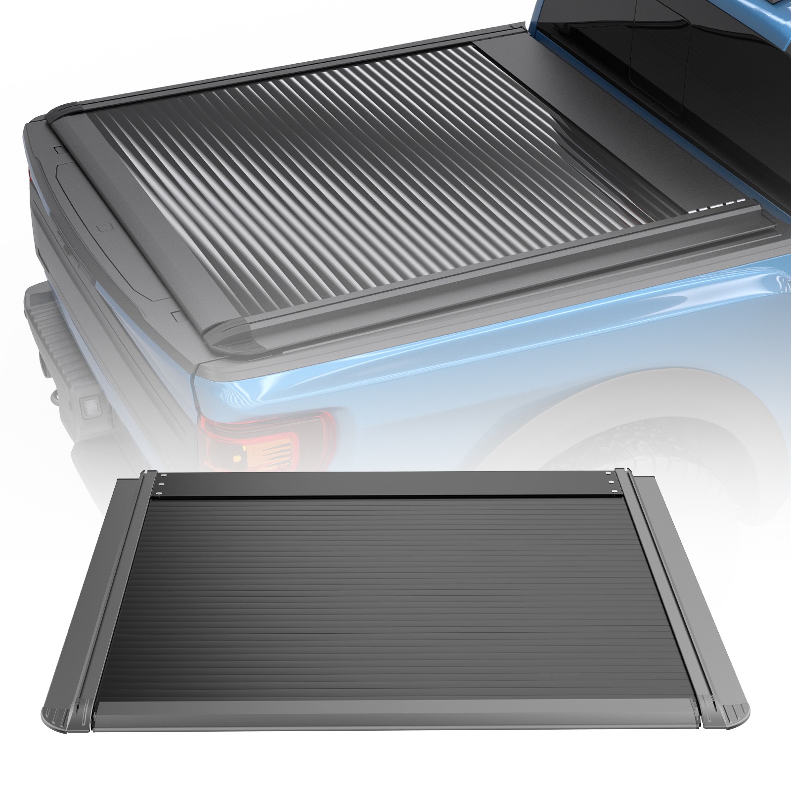 5.5FT Hard Tonneau Cover For 2009-2025 Ford F-150 F150 Truck Bed Aluminum Alloy