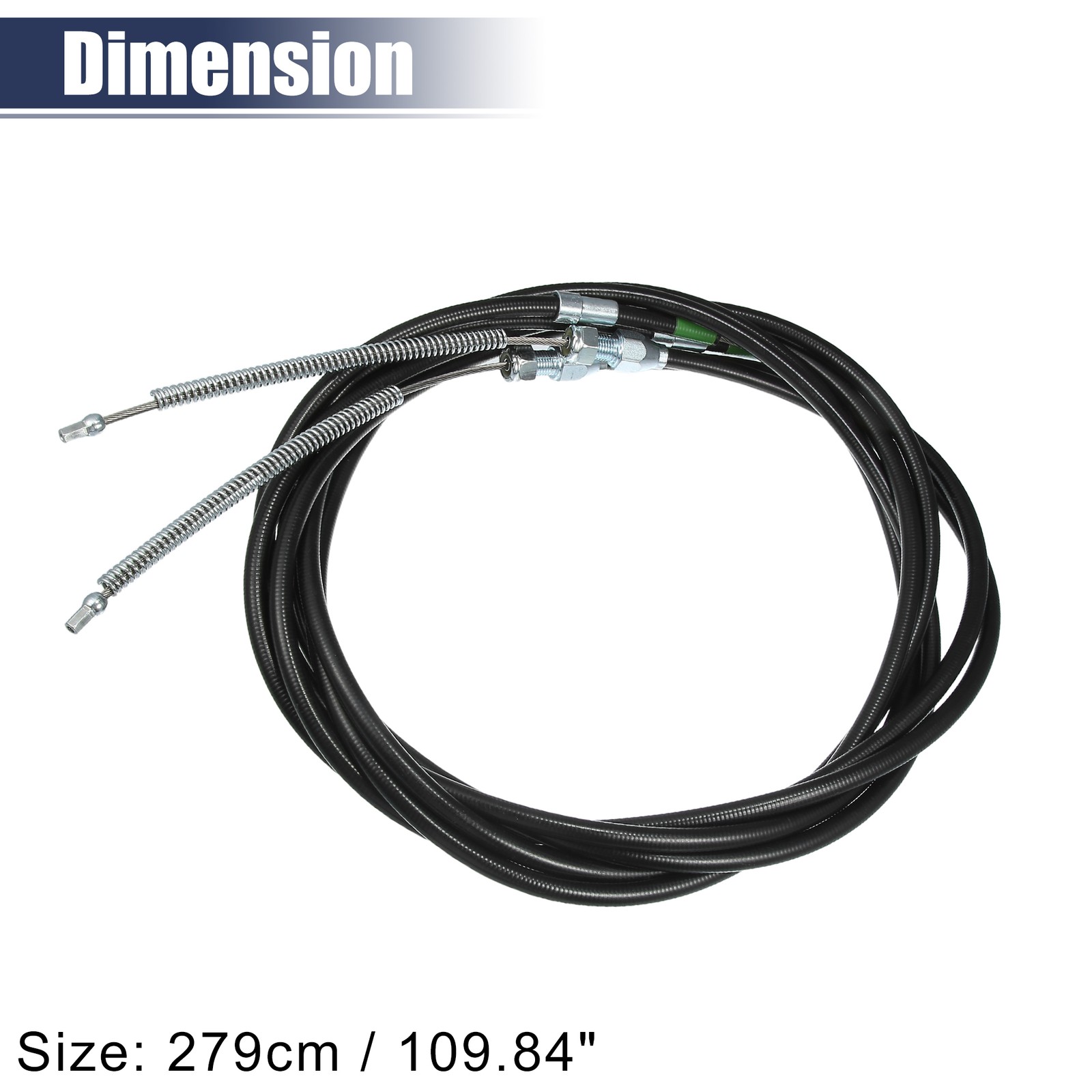 1 Set Universal Auto Car Parking Brake Cable Replacement Black Metal Plastic