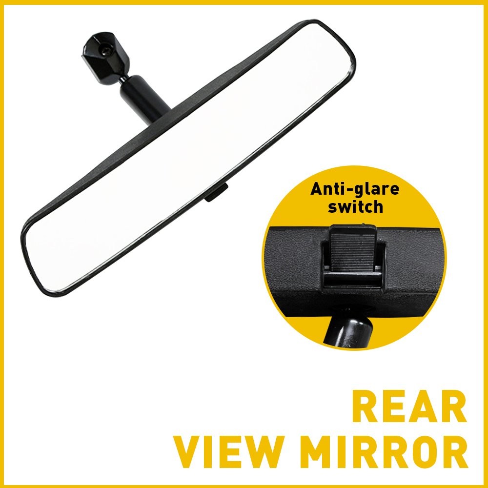 Universal Rear View Mirror Flat Interior Stick-on View High-definition mirror 8″