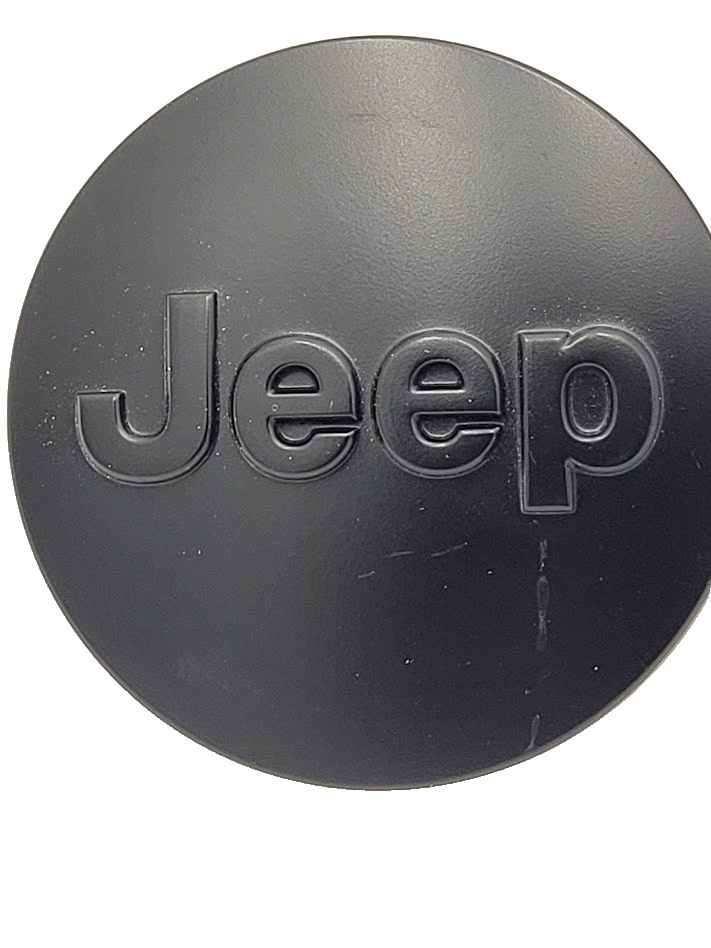 OEM Jeep 2.5″ Matte Black Center Cap – Minor Mark- 1LB77TRMAC/1LB77RXFAC