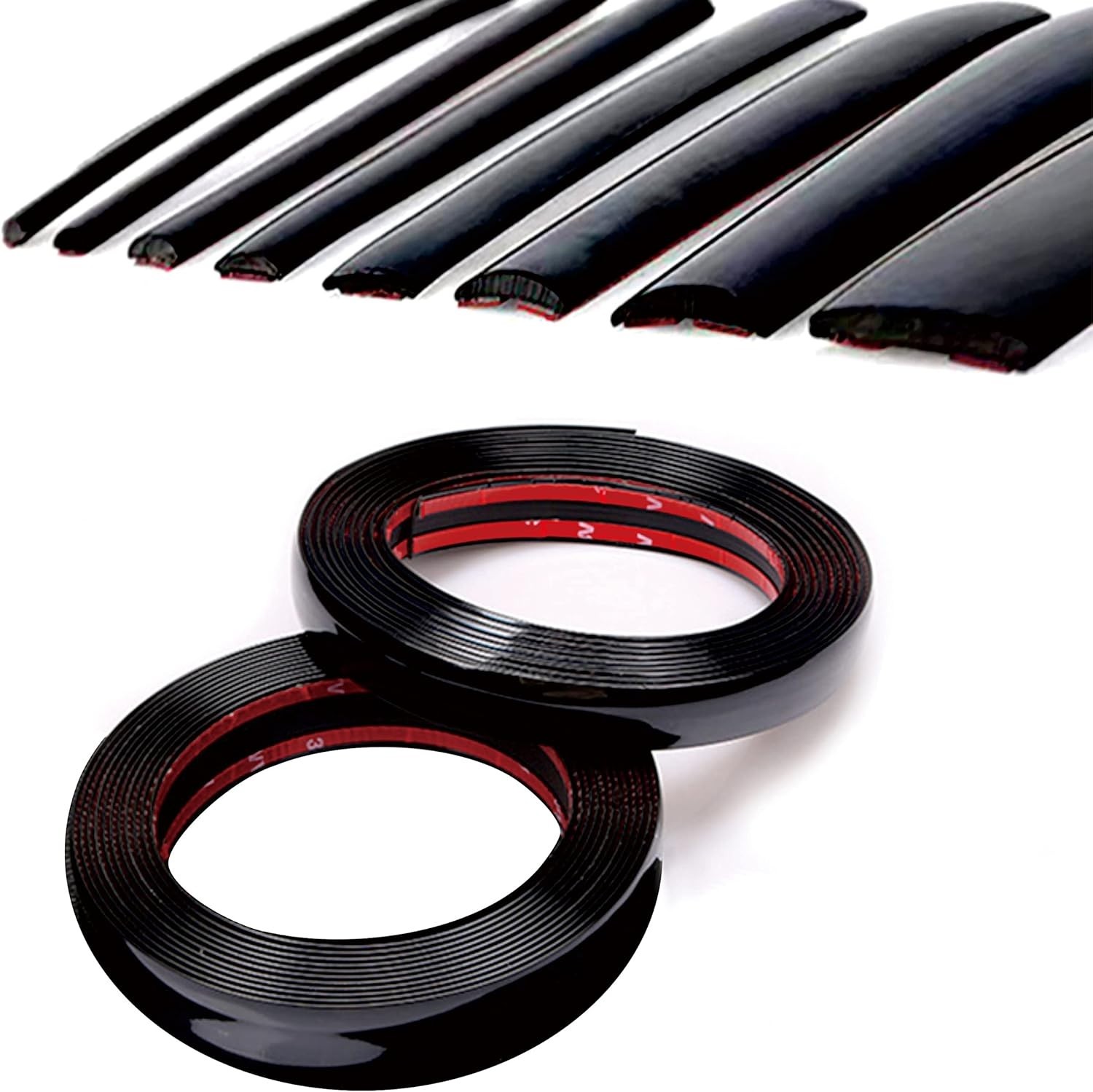 Flexible 16FT Scratch-Proof Trim Strip for Universal Vehicle and Furniture Fit