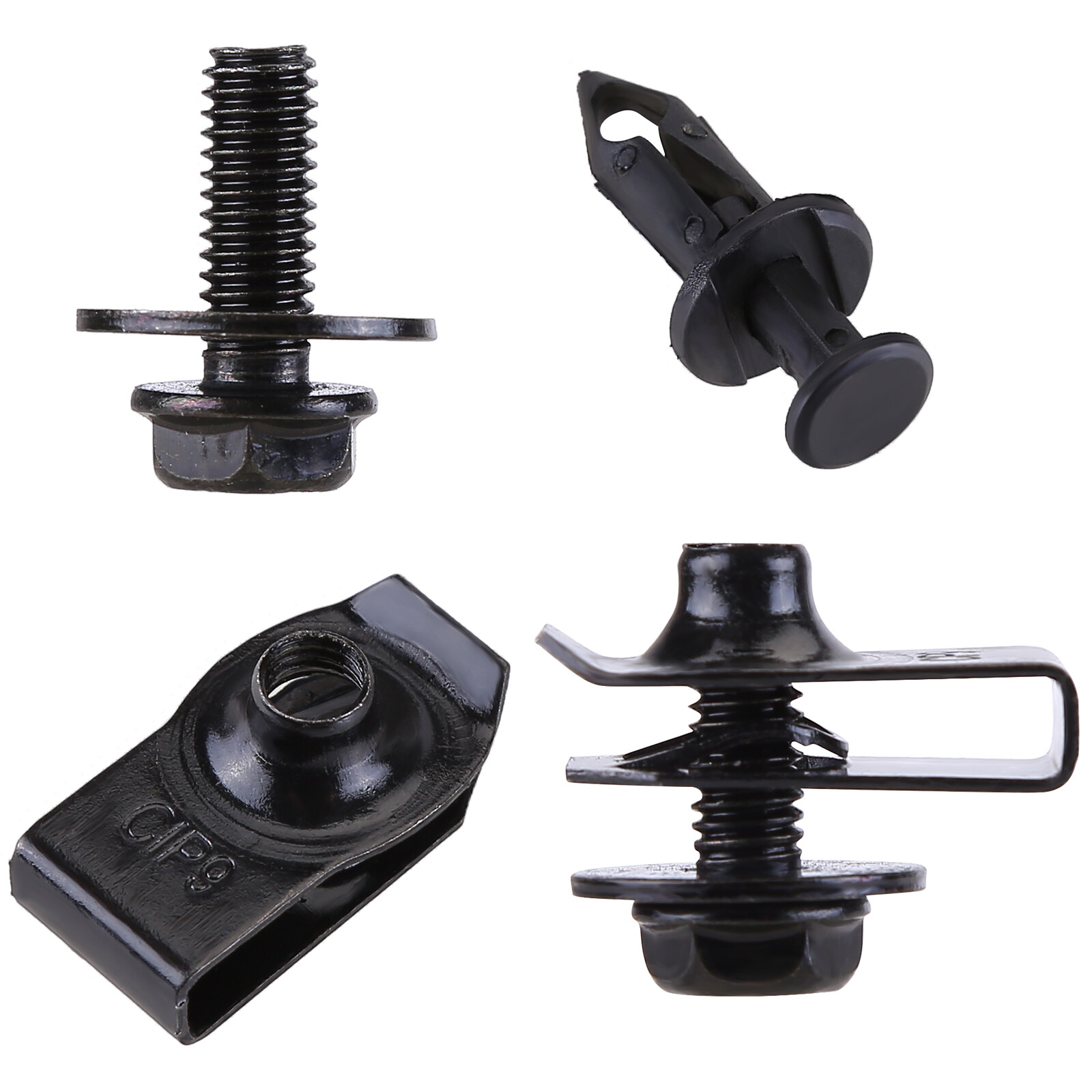 35pcs Engine Under Cover Splash Shield Guard Body Bolt U-nut Clips Fastener New