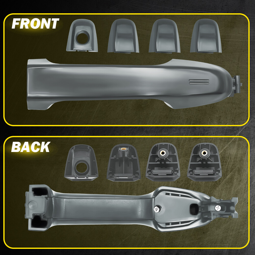 4x Front Rear Left Right Side Exterior Door Handle For 2012-2017 Toyota Camry