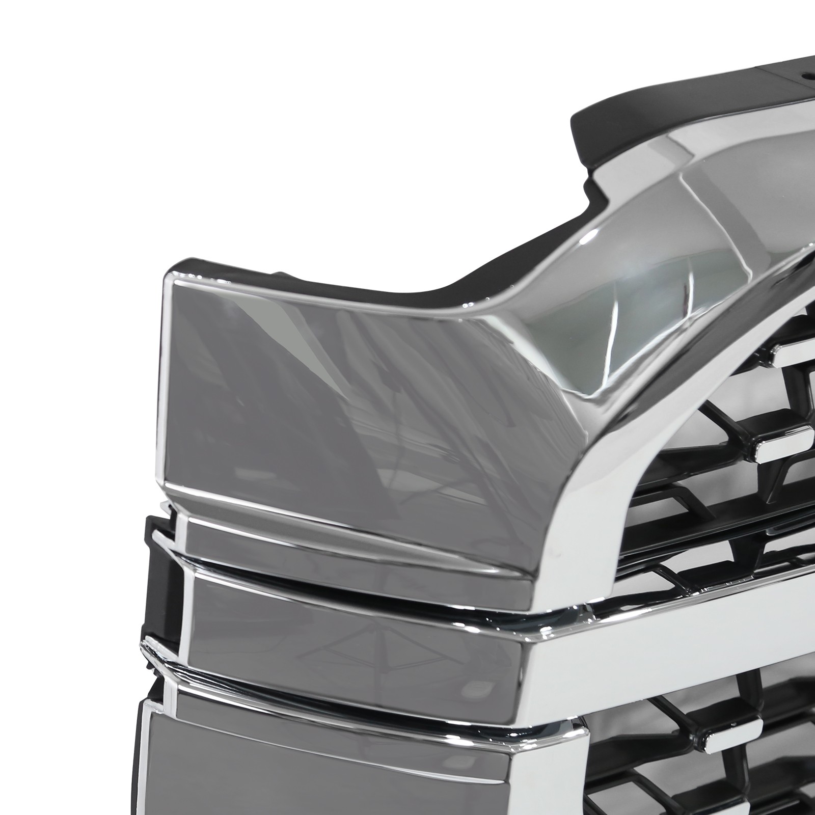 Front Upper Grille Grill Chrome Platinum For Ford F-150 2021 2022 2023 FO1200678