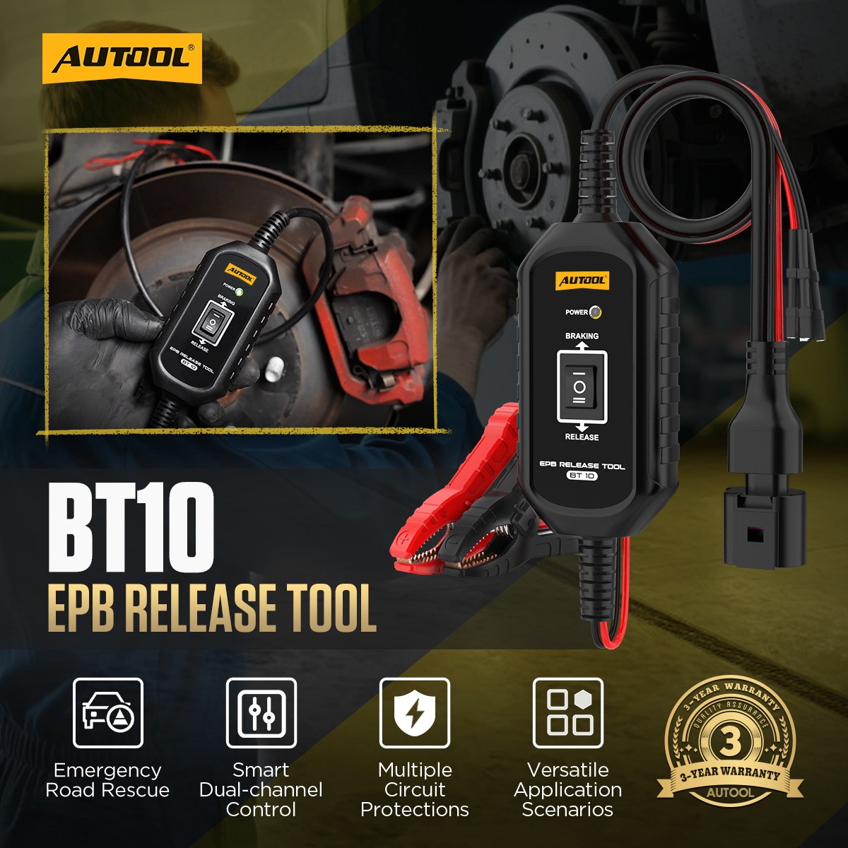EPB Tool Electronic Parking Brake Emergency Release Tool Braking & Release Mode
