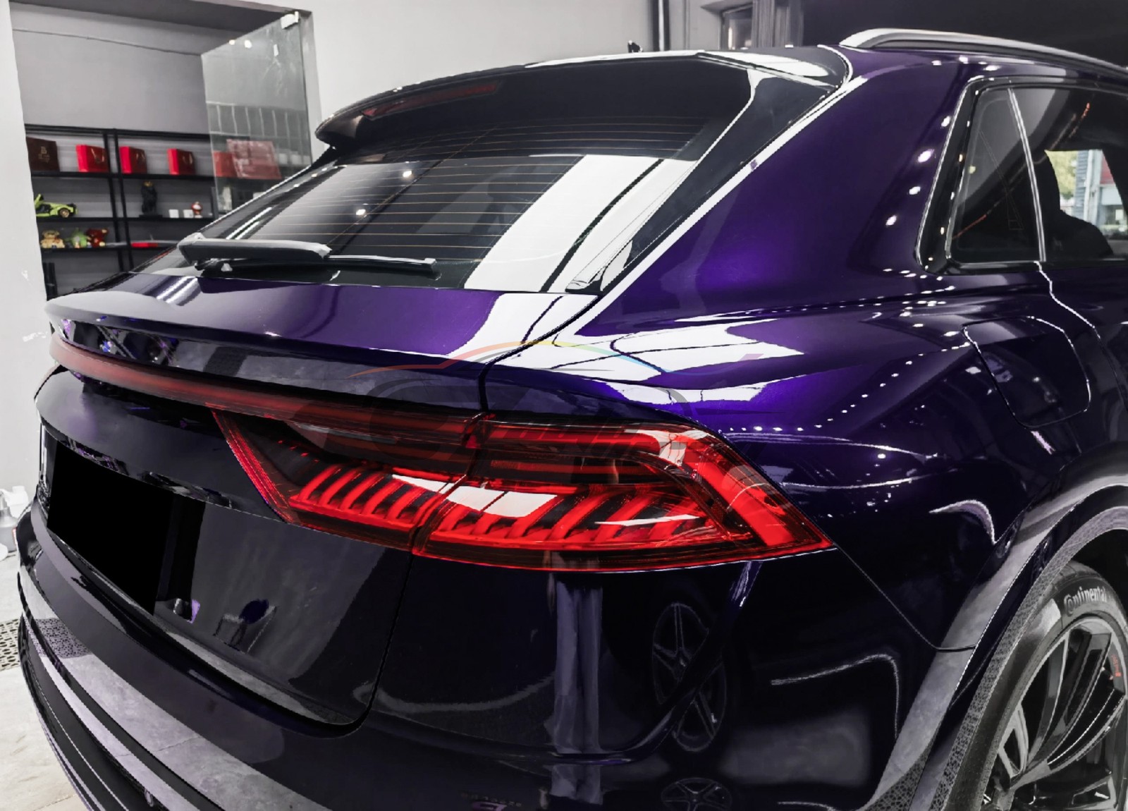 ESSMO PET Super Gloss Metallic Midnight Purple Car Vinyl Wrap Decal Like Paint