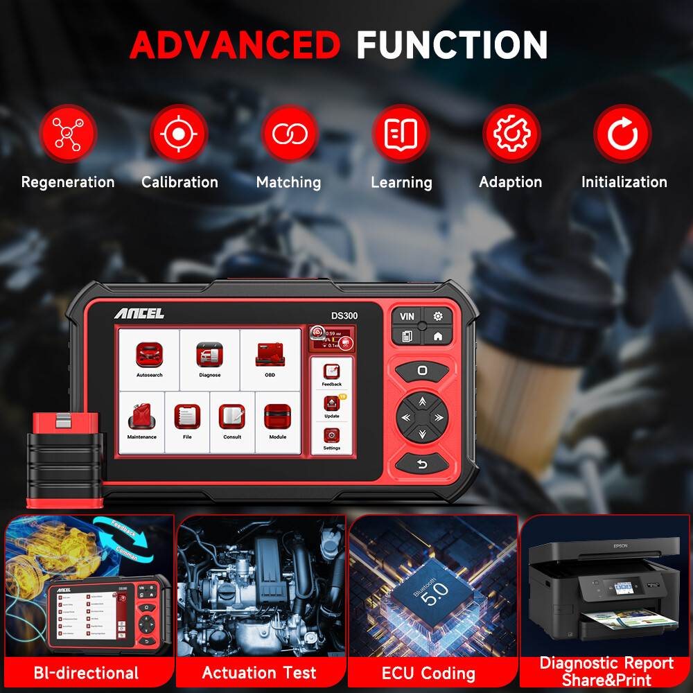 Bidirectional OBD2 Scanner All System Diagnostic Tool TPMS Programming Relearn