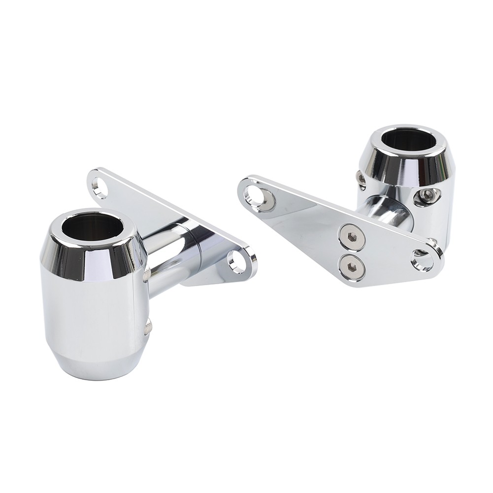 0-6″ Springer Front End Fork Mudguard Mount Chrome For Harley Choppers Custom