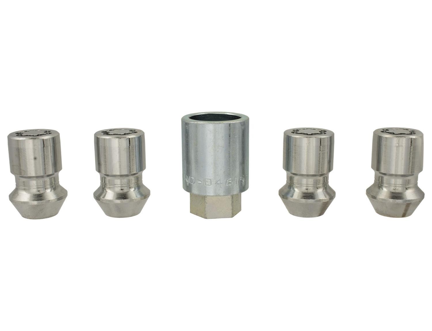Ford® Chrome Plated Security Safety Wheel Locking Nuts for Exposed Lugs 4pc Set