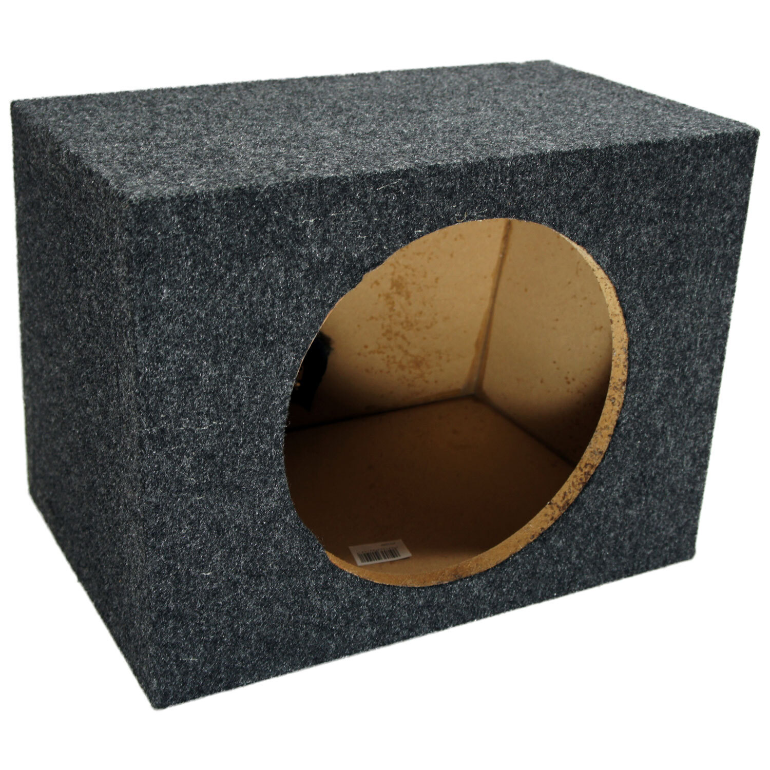 Car Audio Single 10″ Sealed Subwoofer Rear Angle Sub Box Enclosure Speaker Audio