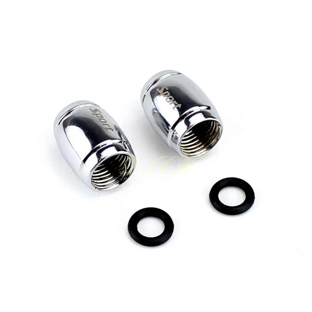 4 PCS Universal Anti Theft Aluminum Alloy Tire Valve Cap Fits Cars Motorcycles