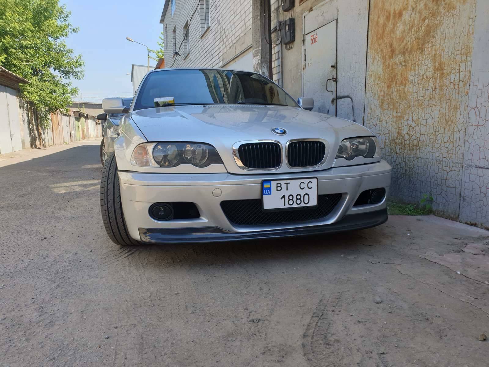 bmw E46 CSL Front lip spoiler M3 bumper Splitter BEST FIT csl spoiler