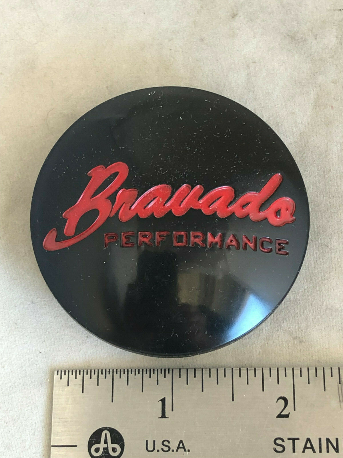 Bravado Performance Custom Wheels Black Wheel Rim Hub Cover Center Cap PCJ35
