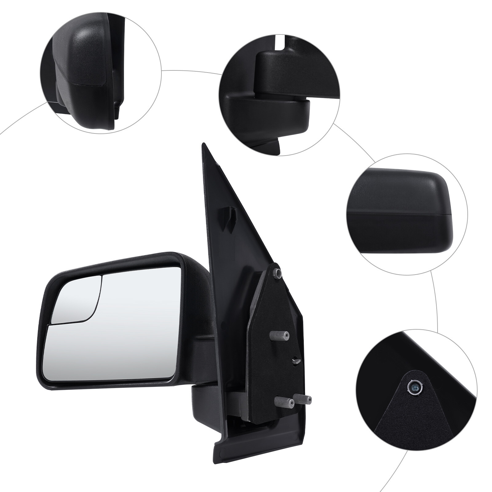 Left Side Mirror Left Rear Mirror for 2011-2013 Ford Transit Connect Manual Fold