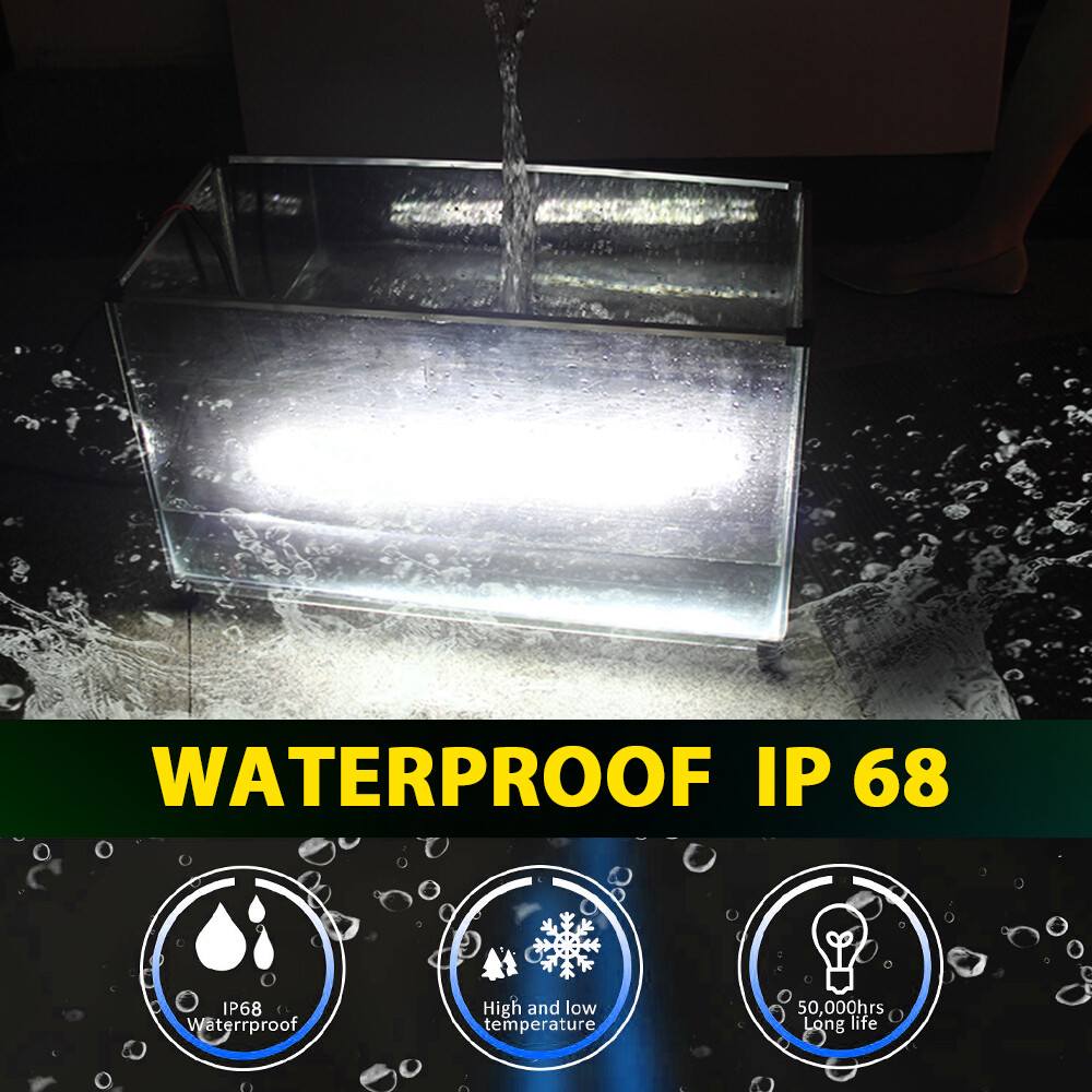 10inch LED Light Bar Slim Spot Flood Combo Work SUV Boat Offroad Driving ATV 4WD