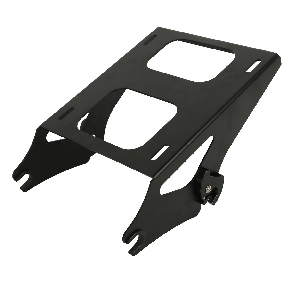 King Trunk Backrest 2 Up Mount Rack Fit For Harley Touring Road King Glide 14-26