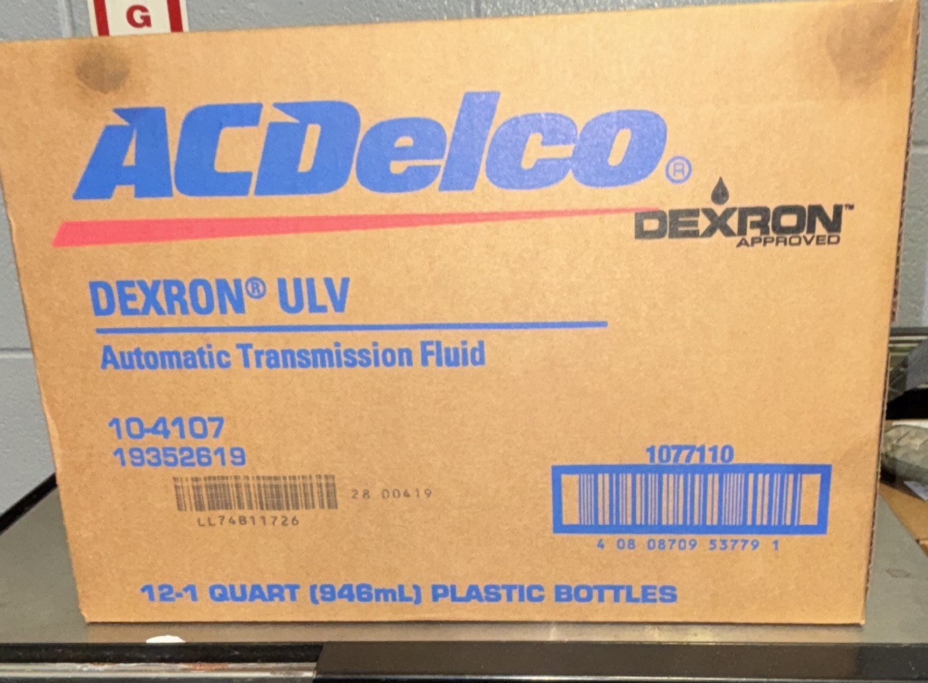 Acdelco Dexron ULV 10-4107 12qts Sealed Case Brand New