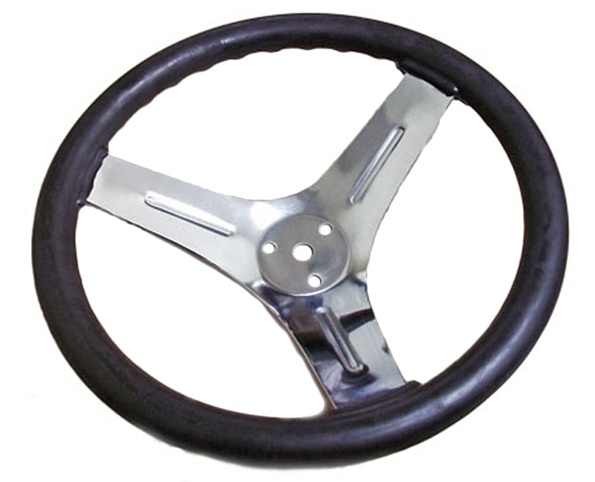 10″ Chrome Plated Steel Steering Wheel Go Kart Off Road Cart Manco Dingo Yerf