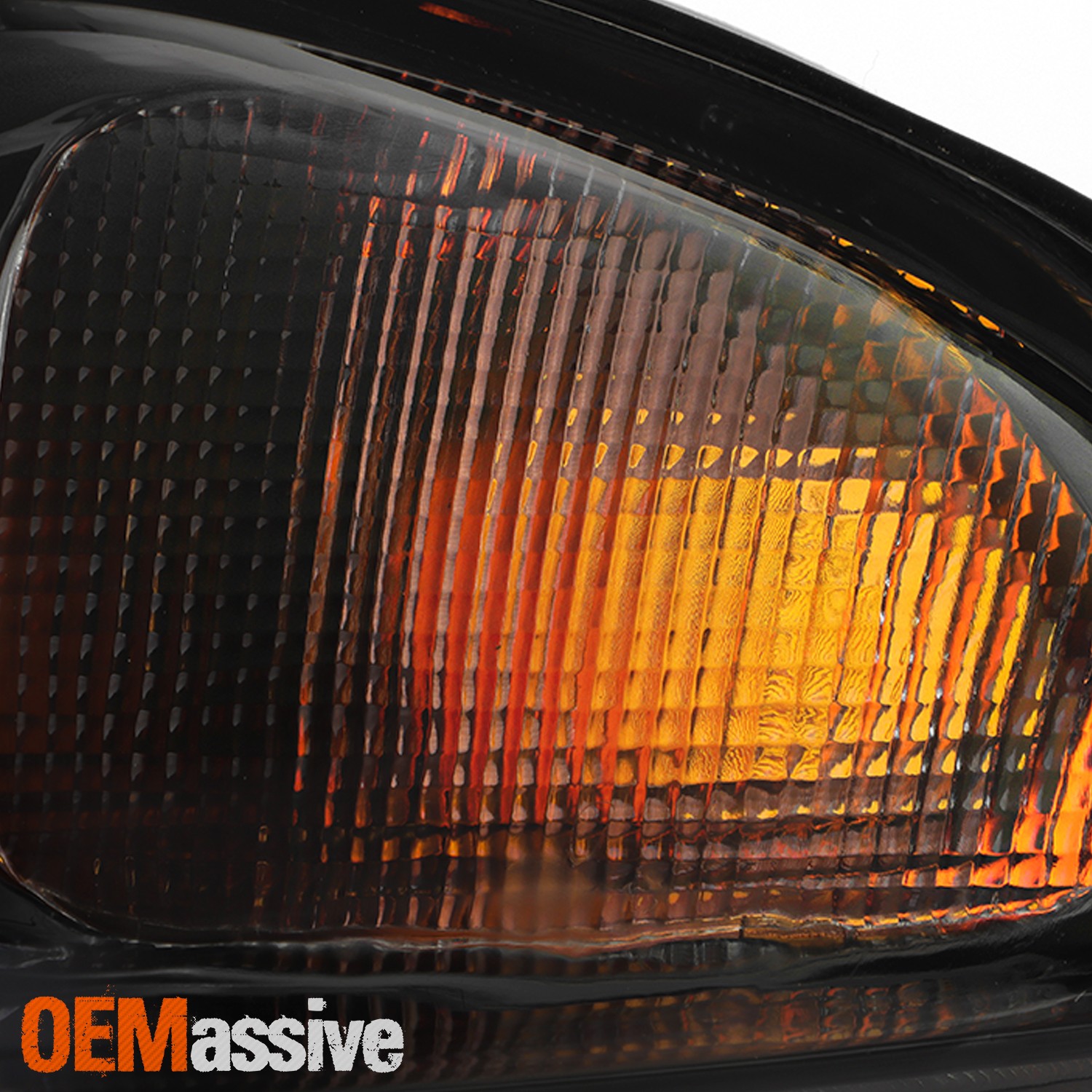 For 1997-1999 Mitsubishi Eclipse Headlights Headlamp Black Housing Right-Left