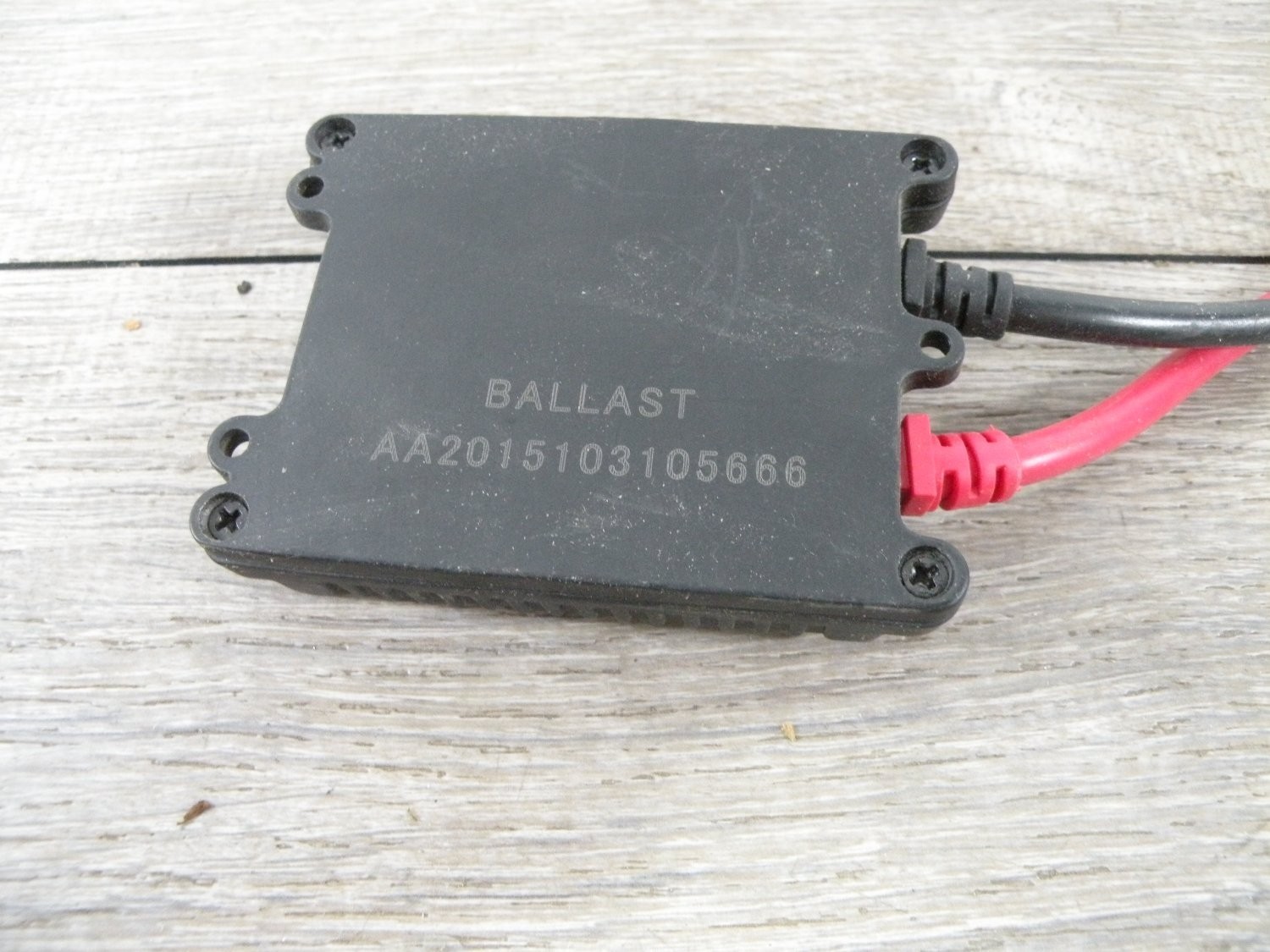 Digital ES-0511 Hid Ballast 35W 9-16V Replacement Part Black Red Metal Plastic