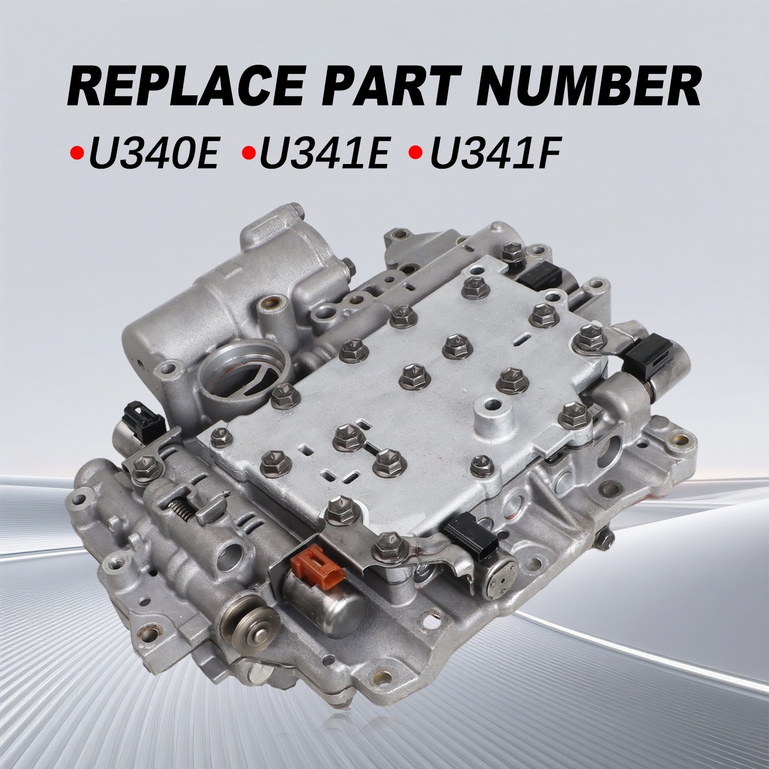 U340E U341E U341F TRANSMISSION VALVE BODY W/ SOLENOIDS TOYOTA COROLLA 1.8L 2008+