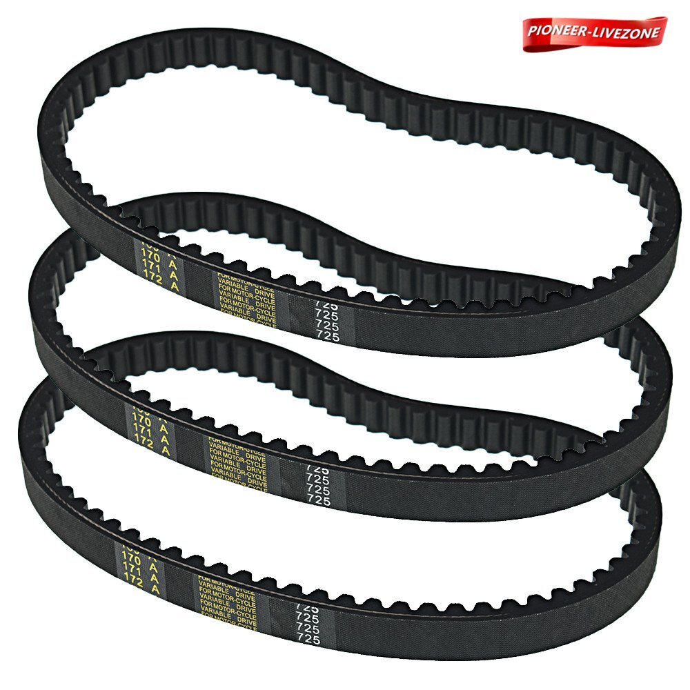 Go Kart Drive Belt 725 for 30 Series torque converter- (3 belts)